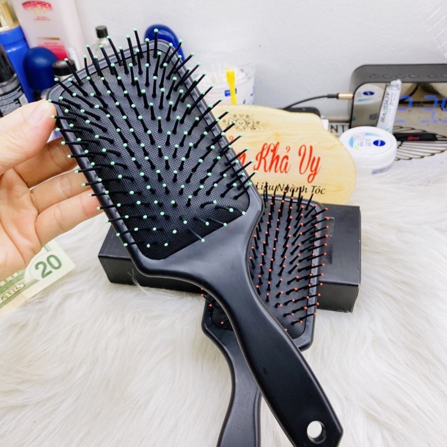 Lược Chải Tóc Bản Lớn Gỡ Tóc Rối – Lược Cho Spa Cho Tóc Xoăn