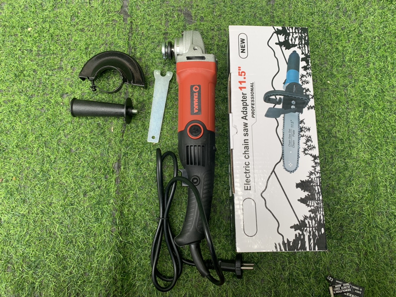 Máy mài tanaka 950w,tặng kèm lưỡi cưa xích