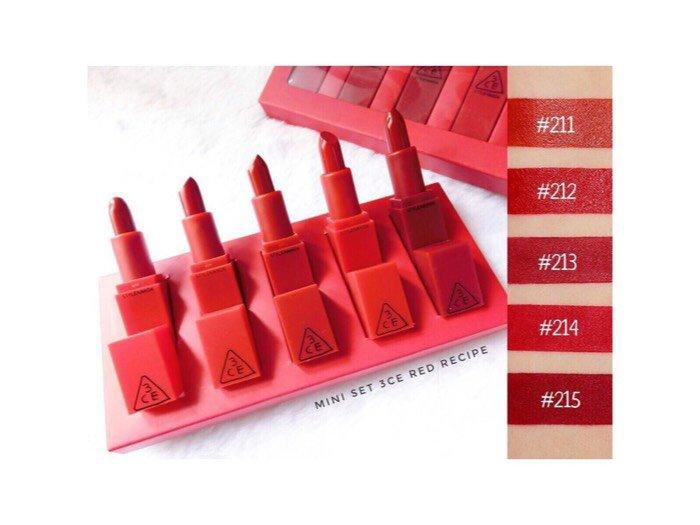 Set 5 Cây Son 3 CE Mini Đẹp Sang Chảnh tốt nhất