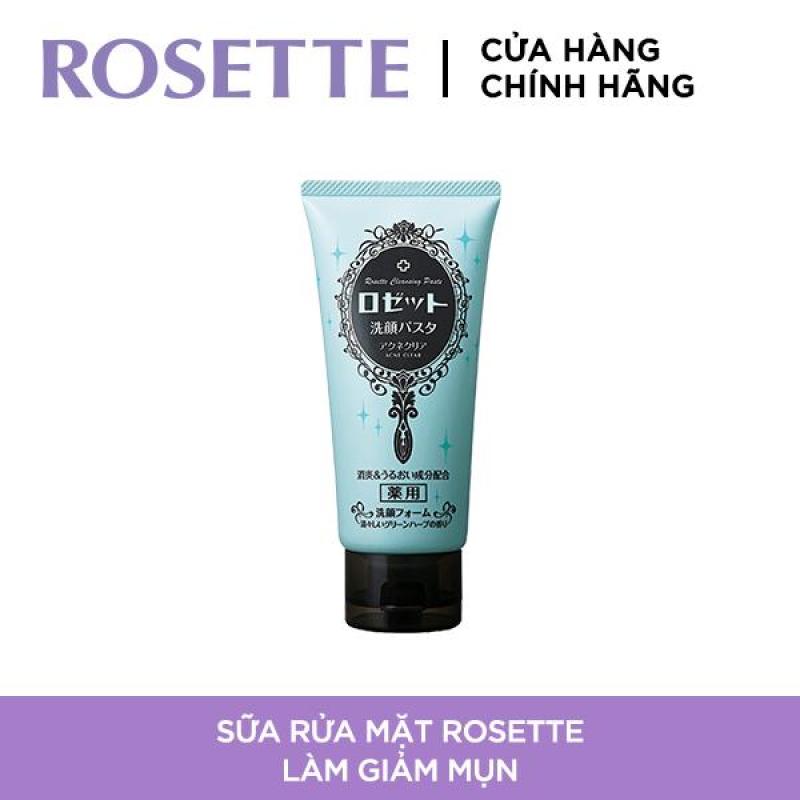 Sữa Rửa Mặt Làm Giảm Mụn Rosette Face Wash Pasta Acne Clear 120g giá rẻ