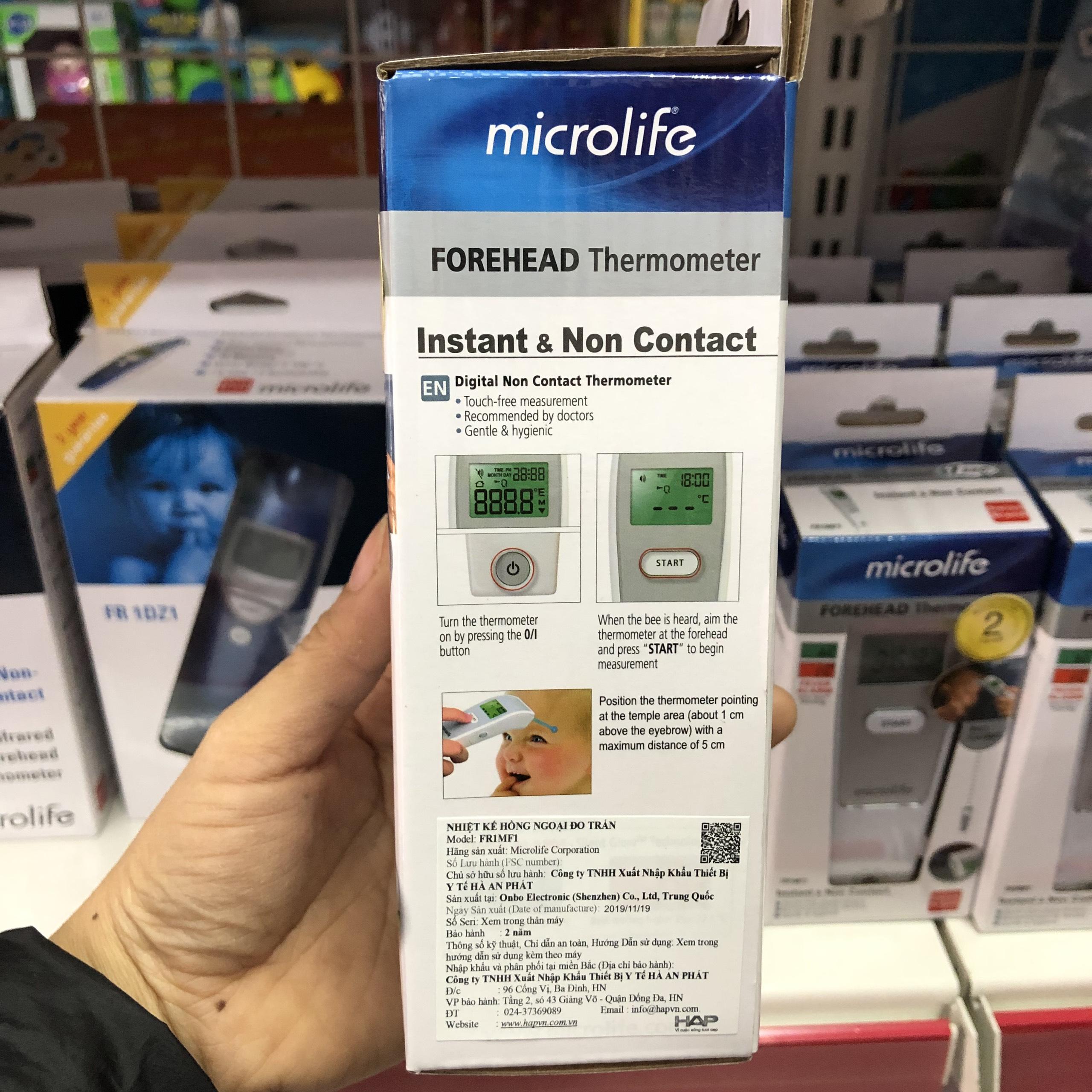 Nhiệt kế đo trán Microlife FR1MF1