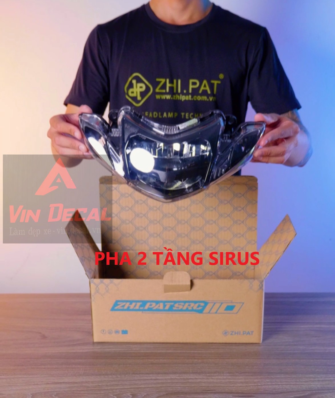 Zhipat chóa 2 tầng sirius pha 2 tầng sirius