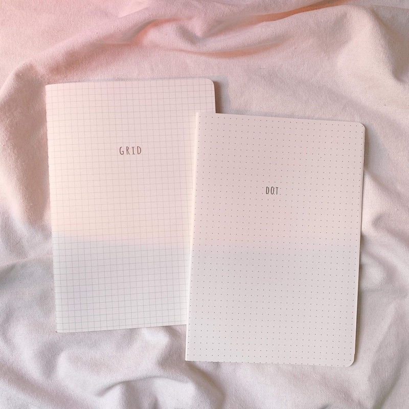 Sổ Dot Grid Chấm Bi / Ô Vuông size A5 / B5 - Sổ Làm Bullet Journal