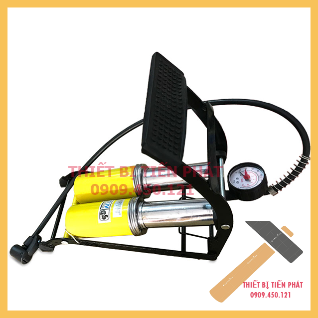 Bơm ô tô xe máy đạp chân đa năng 1 Piston, 2 Piston Cao Cấp