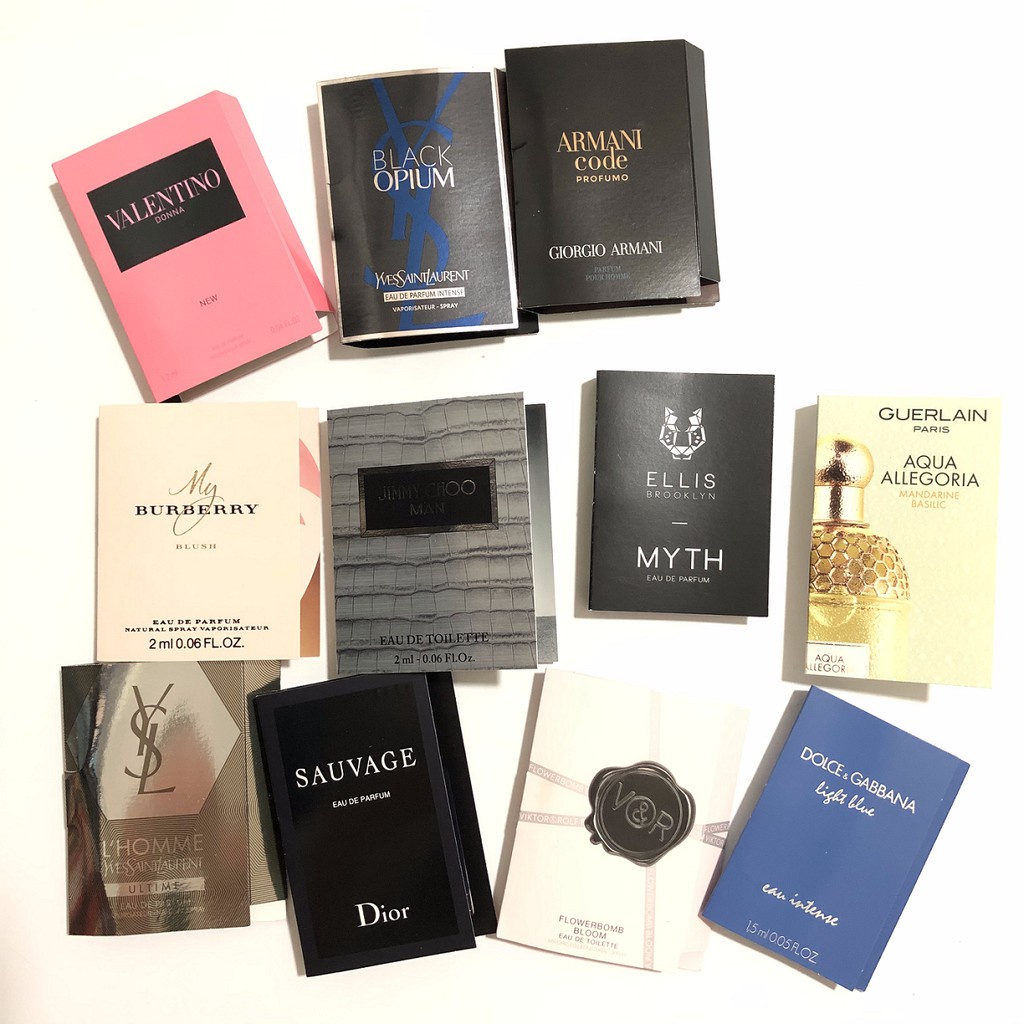 Vial nước hoa các hãng