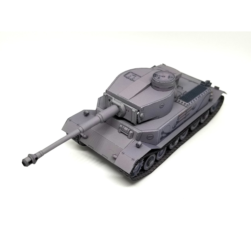 Mô hình giấy 3D  xe tank Tiger P Tỉ lệ 1/72