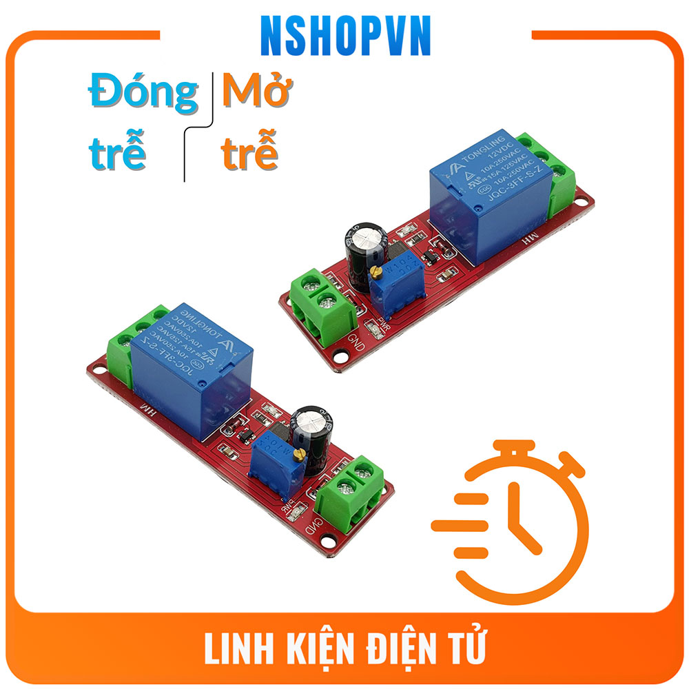 Module Relay Tạo Trễ Đóng Ngắt Thiết Bị - Đóng trễ