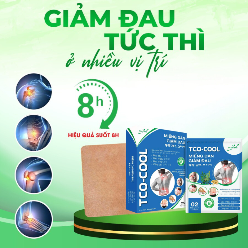 MIẾNG DÁN GIẢM ĐAU TCO COOL