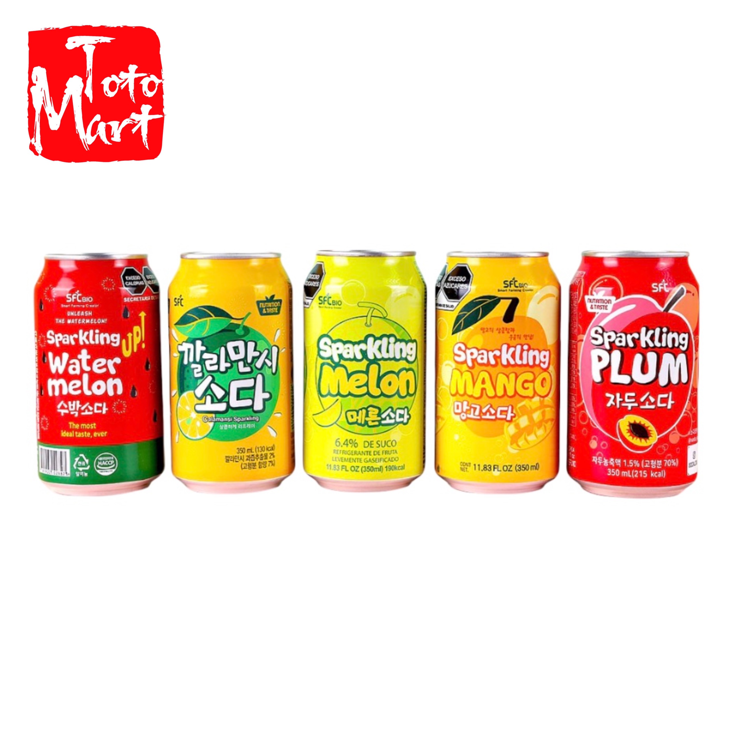 Nước soda Hàn Quốc các loại (350ml)