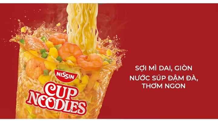 Combo 48 ly mì Nissin Cup Noodles (tặng 30 gói mì Waxada vị chua cay)
