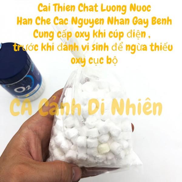 OXY FAST: Oxy khô cấp tốc cho cá cảnh 200g - (Hàng Công Ty)