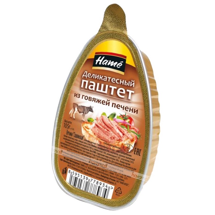 Pate gan ngỗng Nga hộp 105g