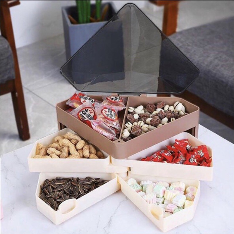 Khay Mứt Tết Tam Giác Sang Trọng