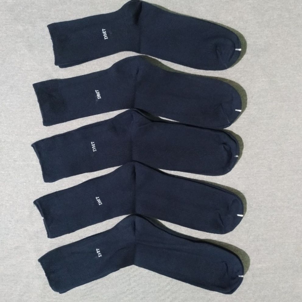 Combo 5 đôi tất(Vớ) dệt xanh đen