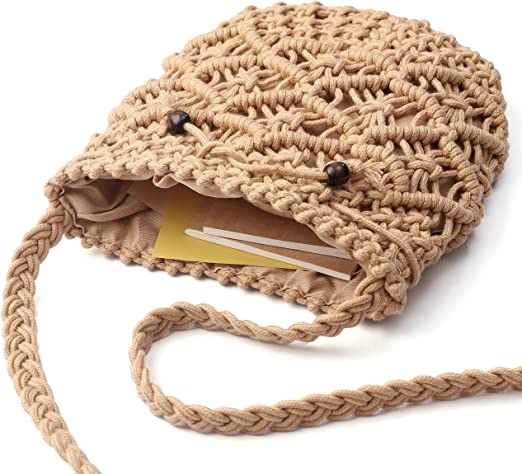Túi bucket đan dây handmade