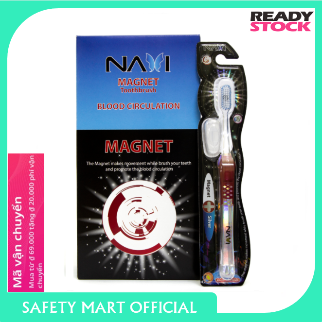 Bàn chải đánh răng NAVI MAGNET SILVER cao cấp Hàn Quốc
