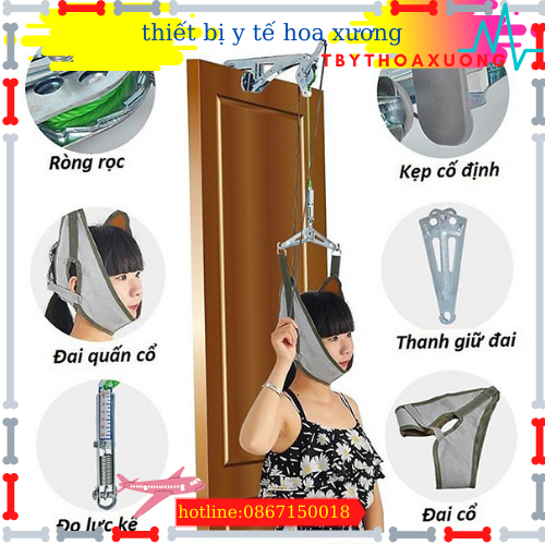 đai Kéo Giãn Đốt Sống Cổ - Hỗ Trợ Thoái Hóa Cổ Đau Mỏi Cổ