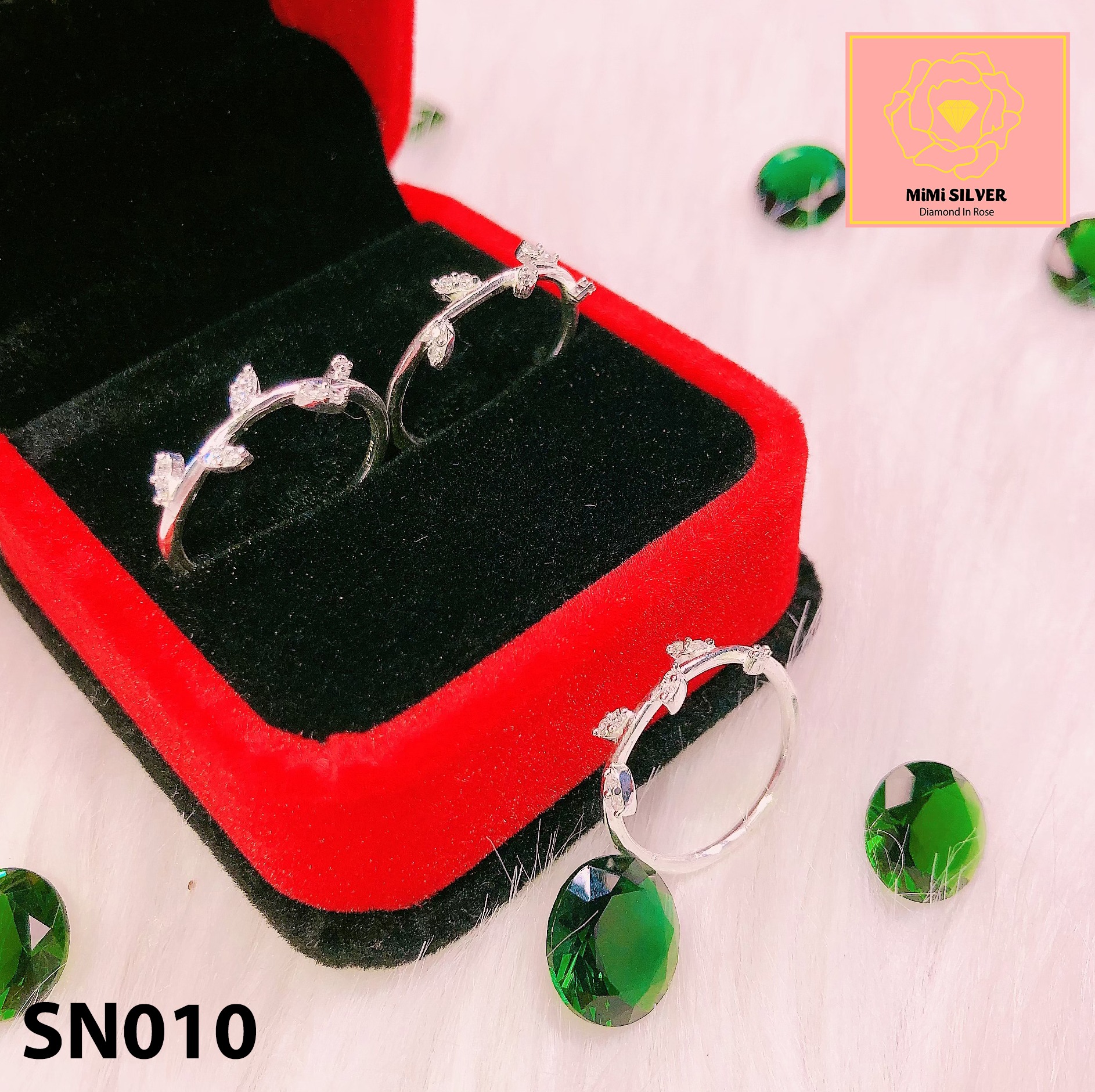[HCM]Nhẫn Bạc Nữ MiMi Silver  - Trang Sức GADO SN010