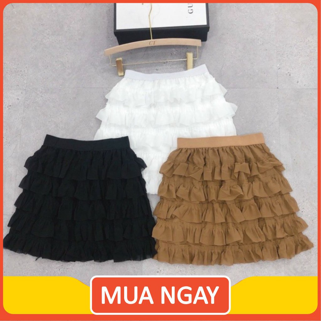 Chân váy 5 tầng dáng ngắn siêu đẹp