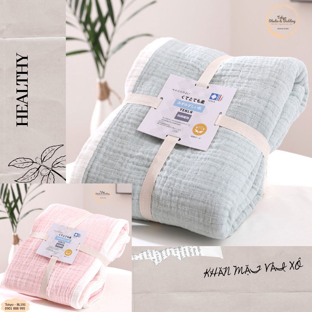 (5)TH Chăn Xô Organic Cotton Dòng Phổ Thông/Basic