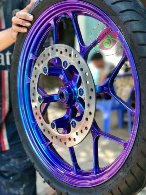 T901   sơn xịt Samurai paint K6 - T901 , K6/T901 màu 3D xanh ánh tím đổi màu theo góc nhìn