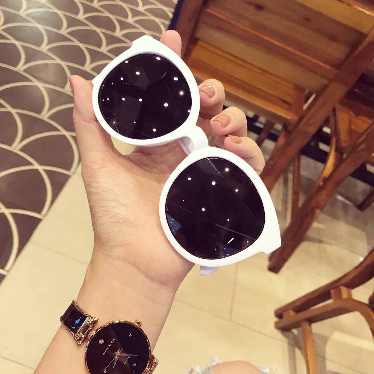 Kính Râm Nữ Chống Nắng Thời Trang Hàn Quốc