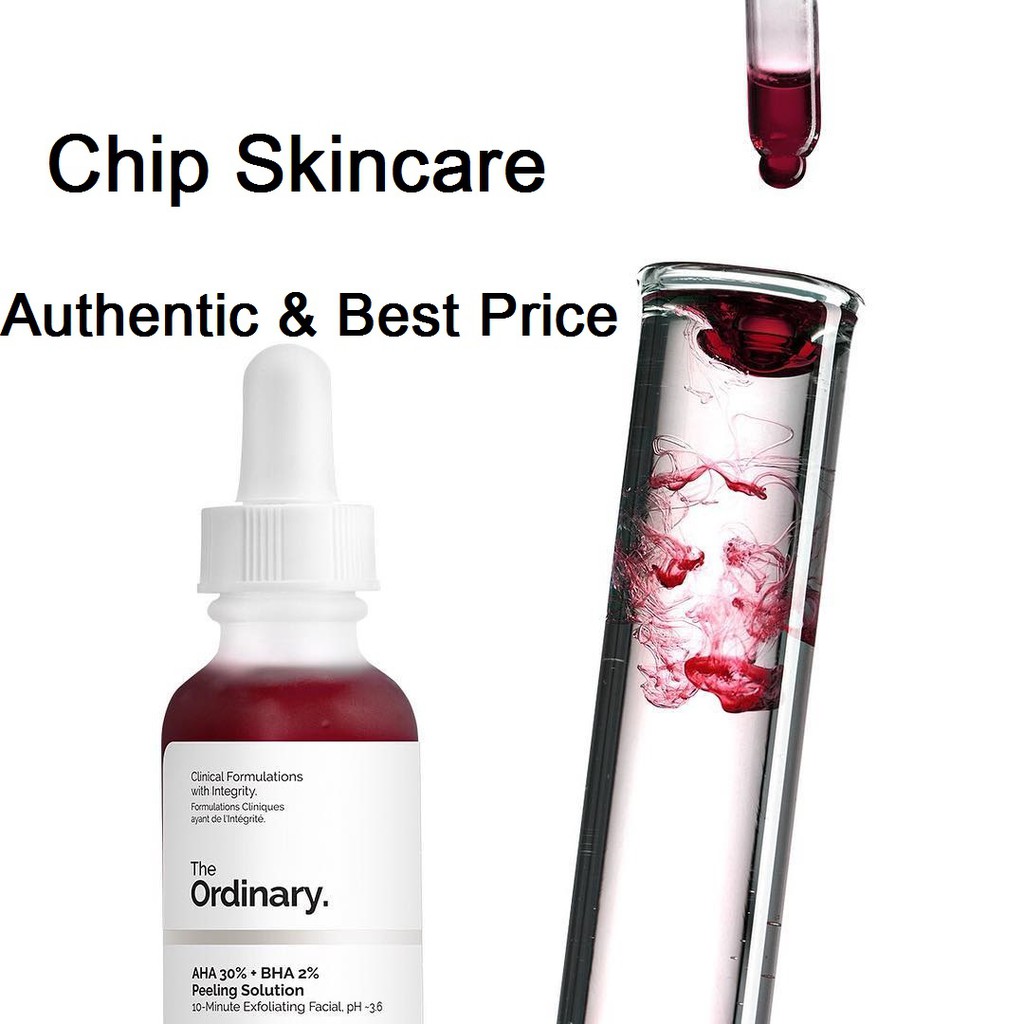 Serum AHA 30% + BHA 2% Peeling Solution The Ordinary - Chip Skincare