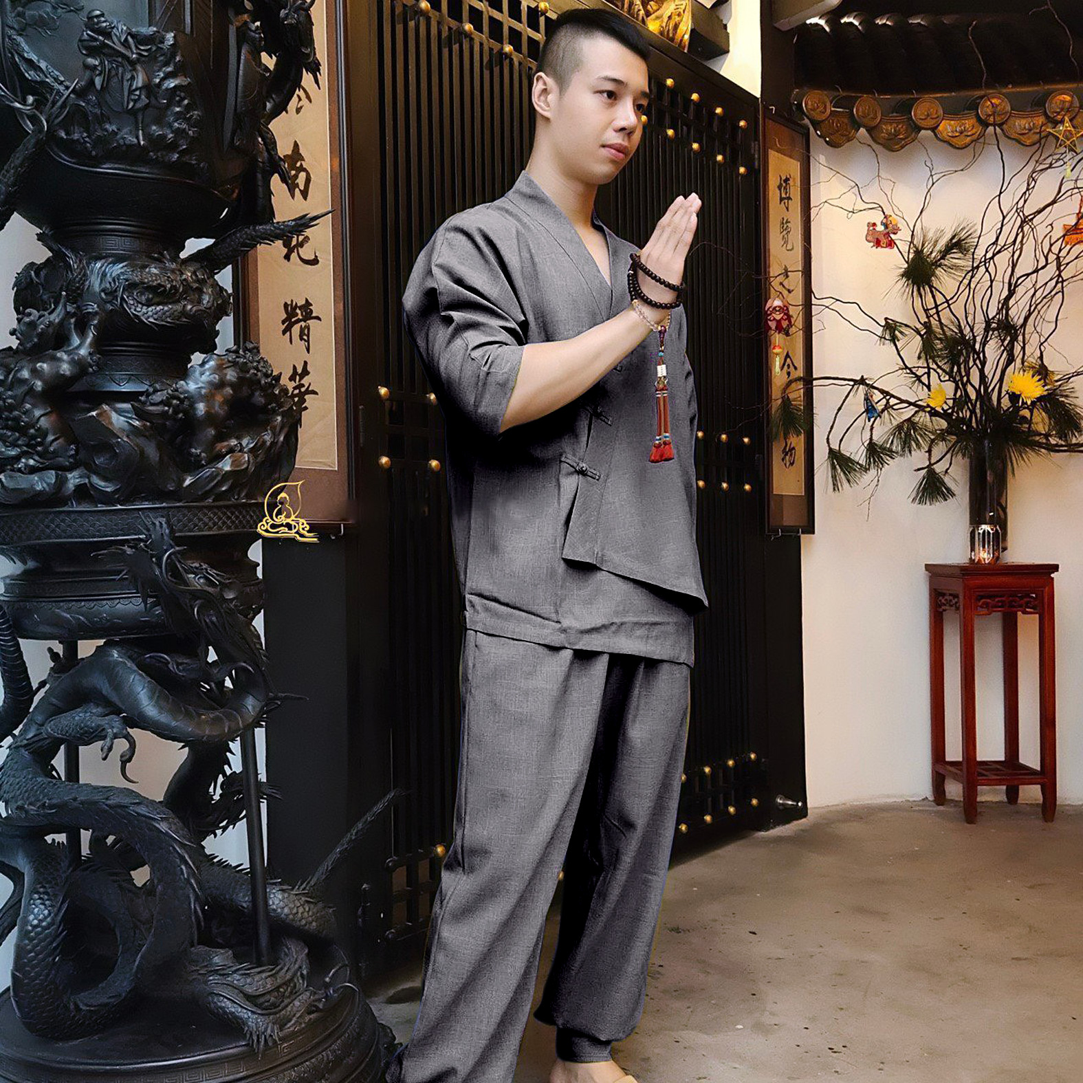 [HCM]ĐỒ LAM ĐI CHÙA DÀNH CHO NAM CAO CẤP