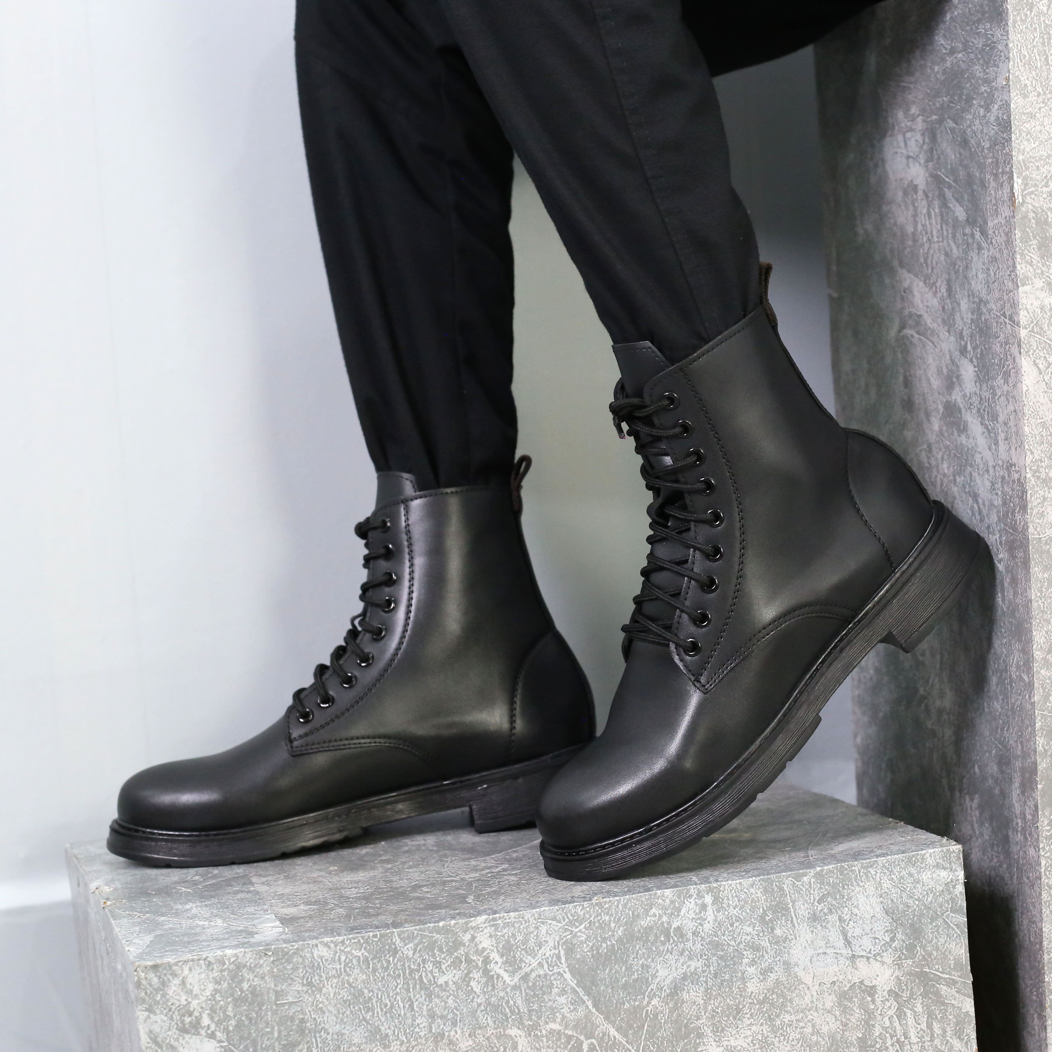 Giày boots da nam MĐ G1087 thiết kế thời trang