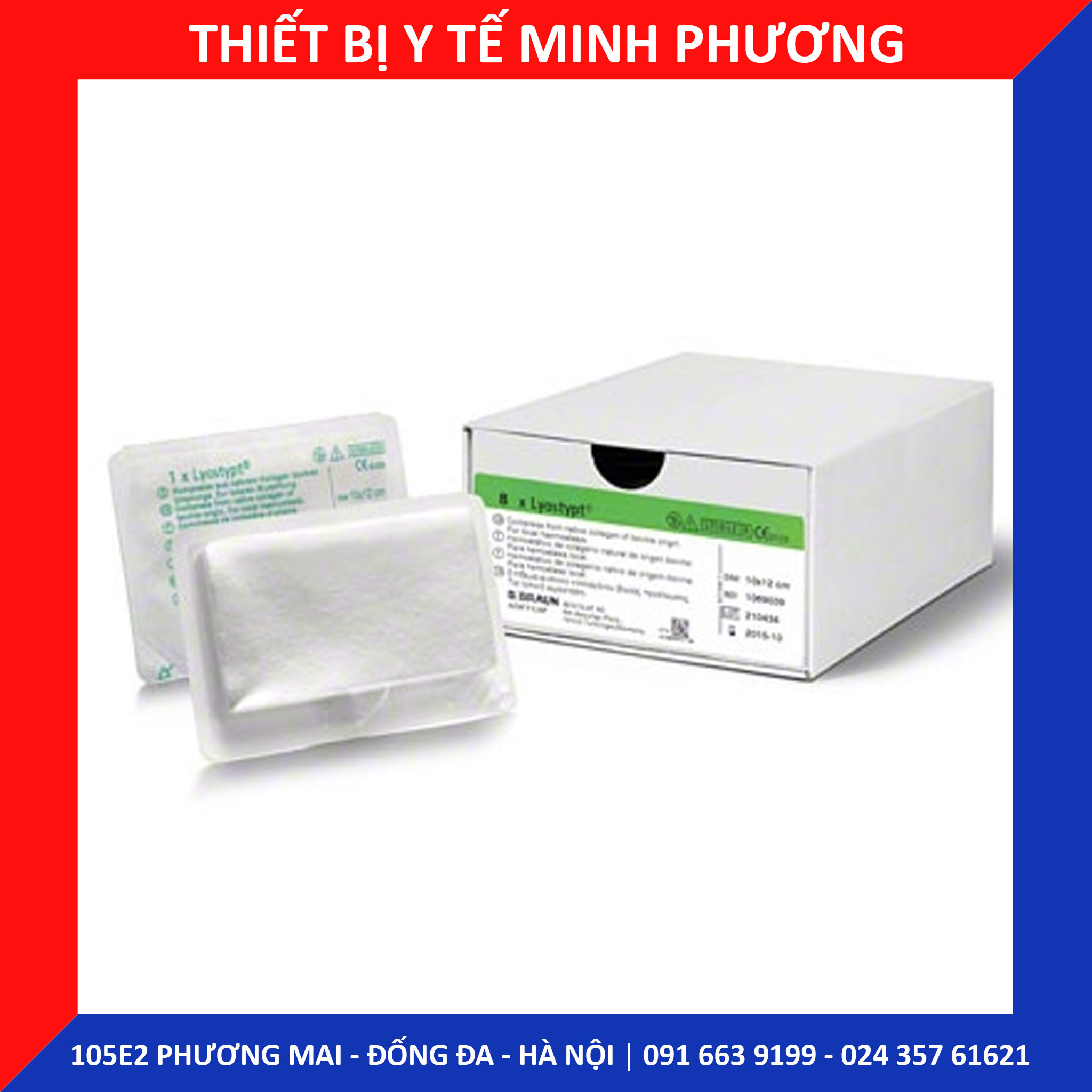 Bông xốp cầm máu Lyostypt