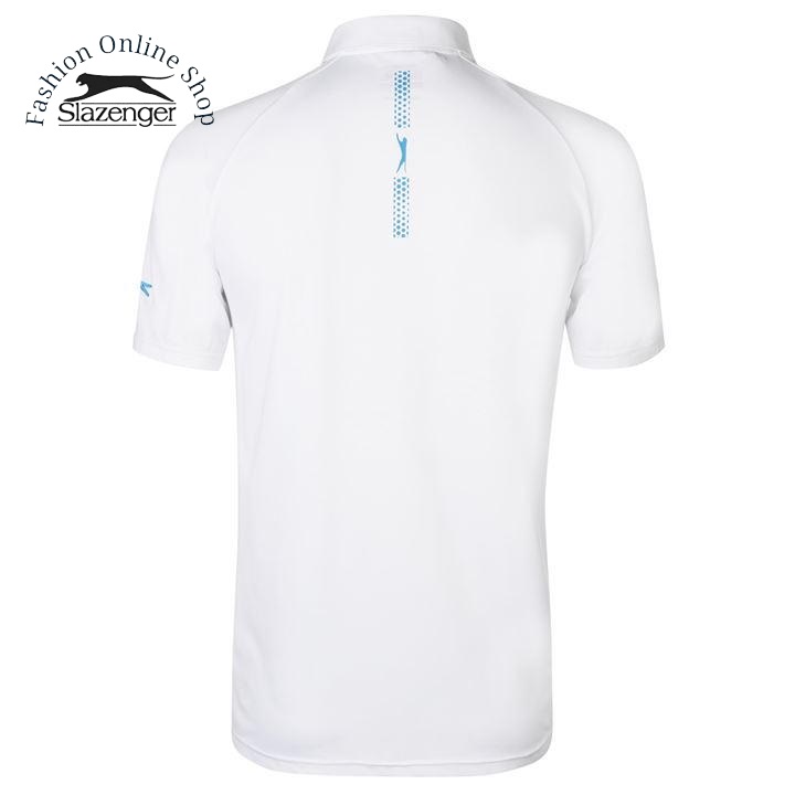 Áo Thun Golf Nam Slazenger Gradient Polo (màu Aqua) - Hàng size UK