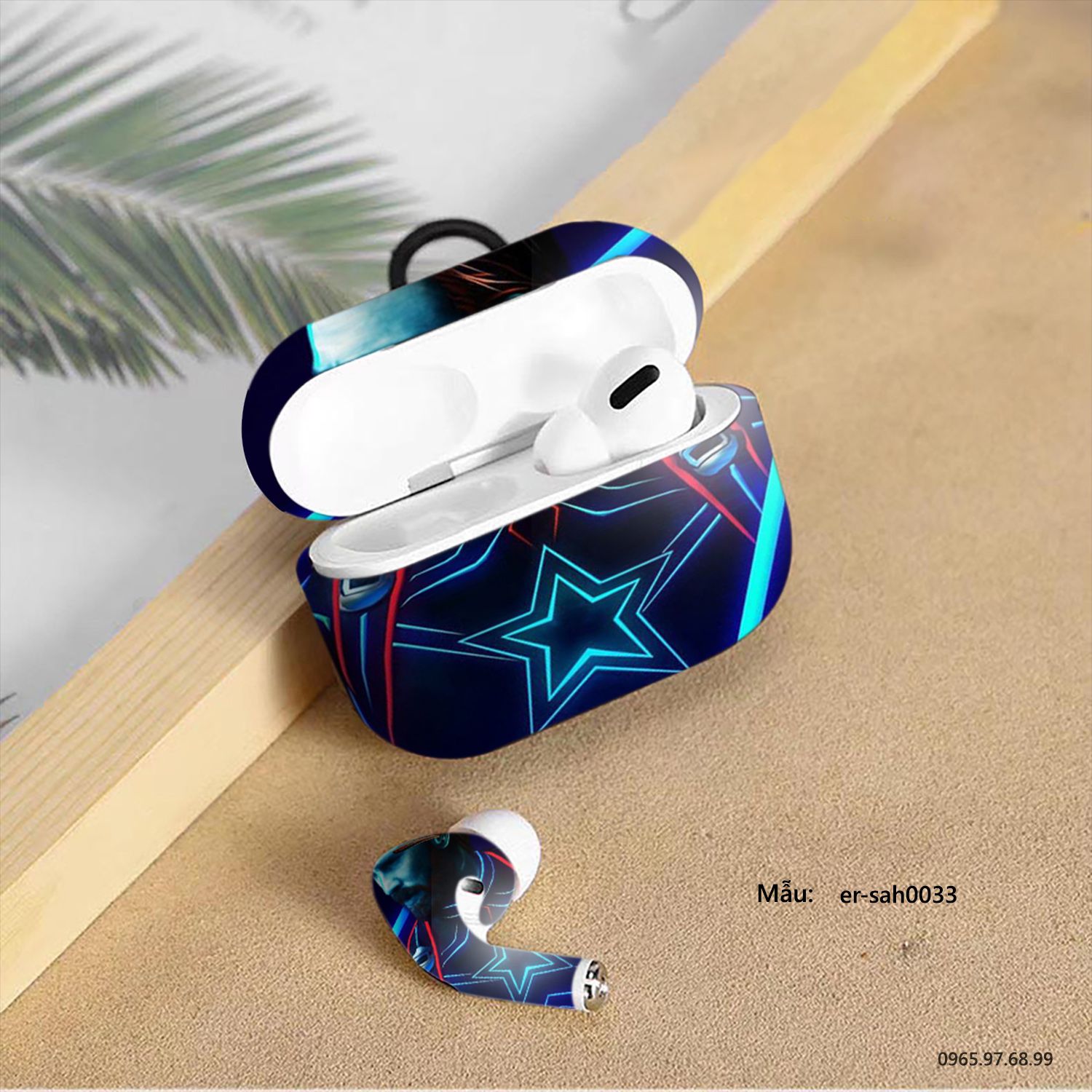 Decal Skin dán AirPods Pro mẫu Avenger