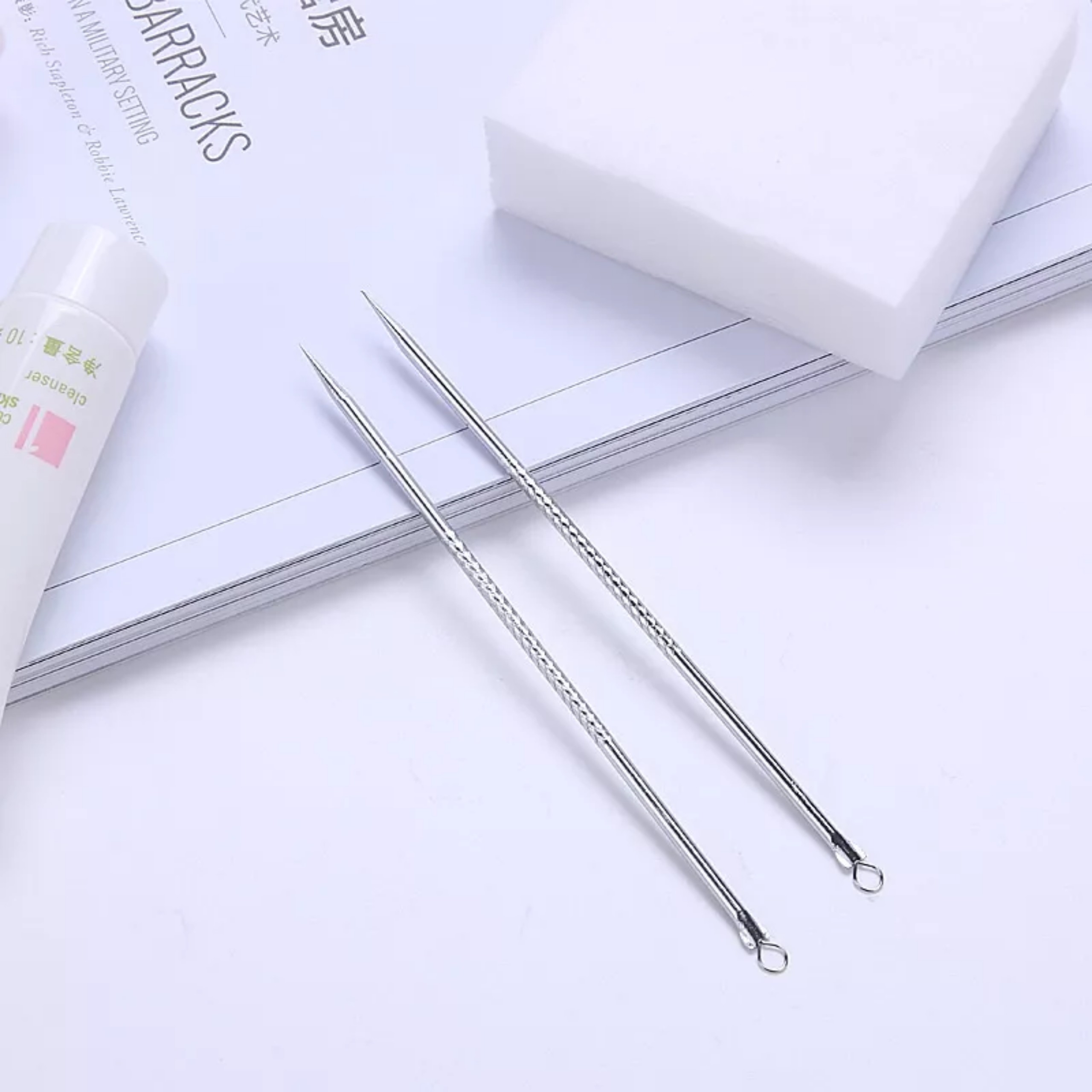 1 Cây Nặn Mụn Lẻ Đầu Nhọn (Tròn - Sắc Nhọn) Que Nặn Mụn Spa