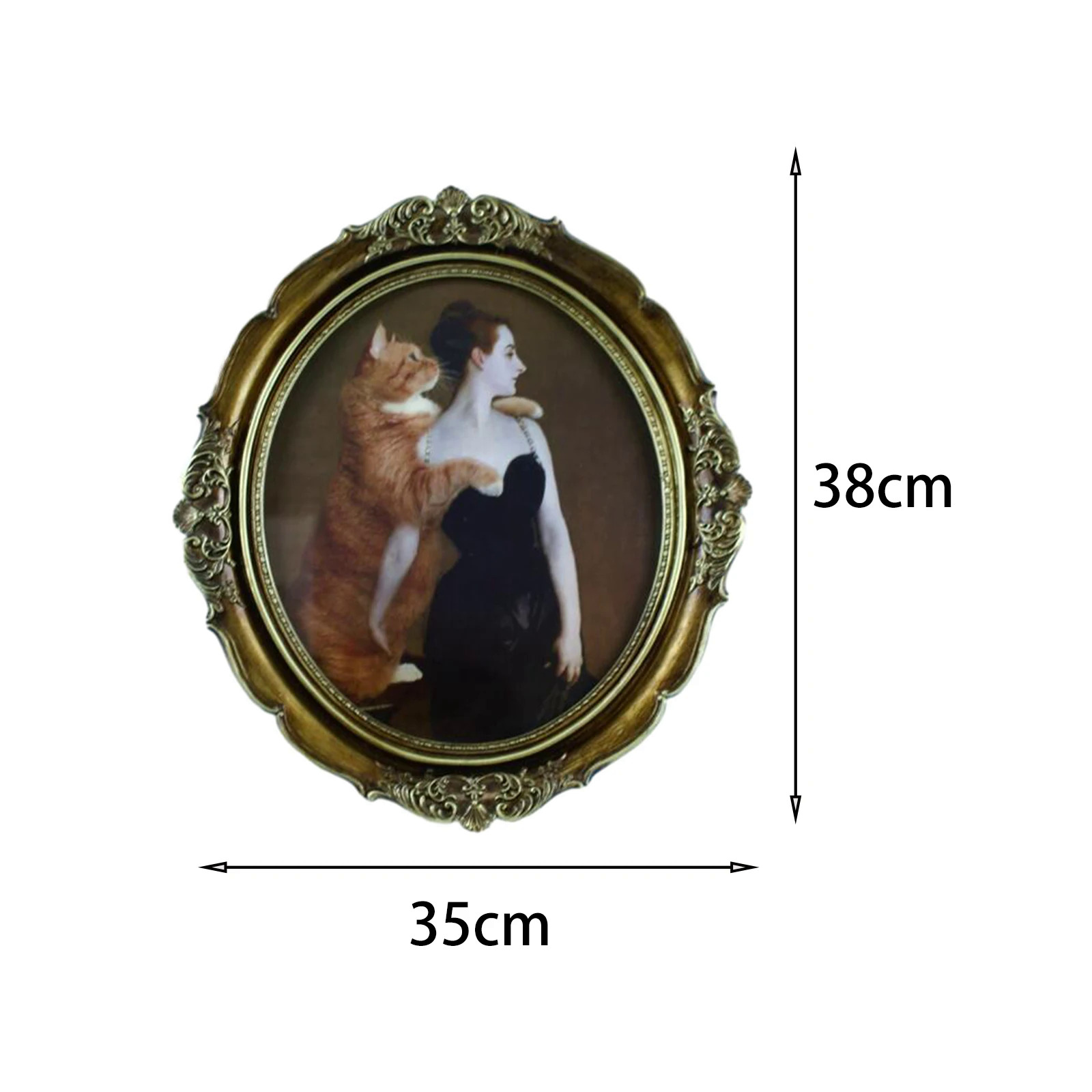 35x38cm cổ điển khung ảnh sang trọng khung ảnh Gallery nghệ thuật ảnh cưới nhựa khung ảnh cho phòng ăn trang trí