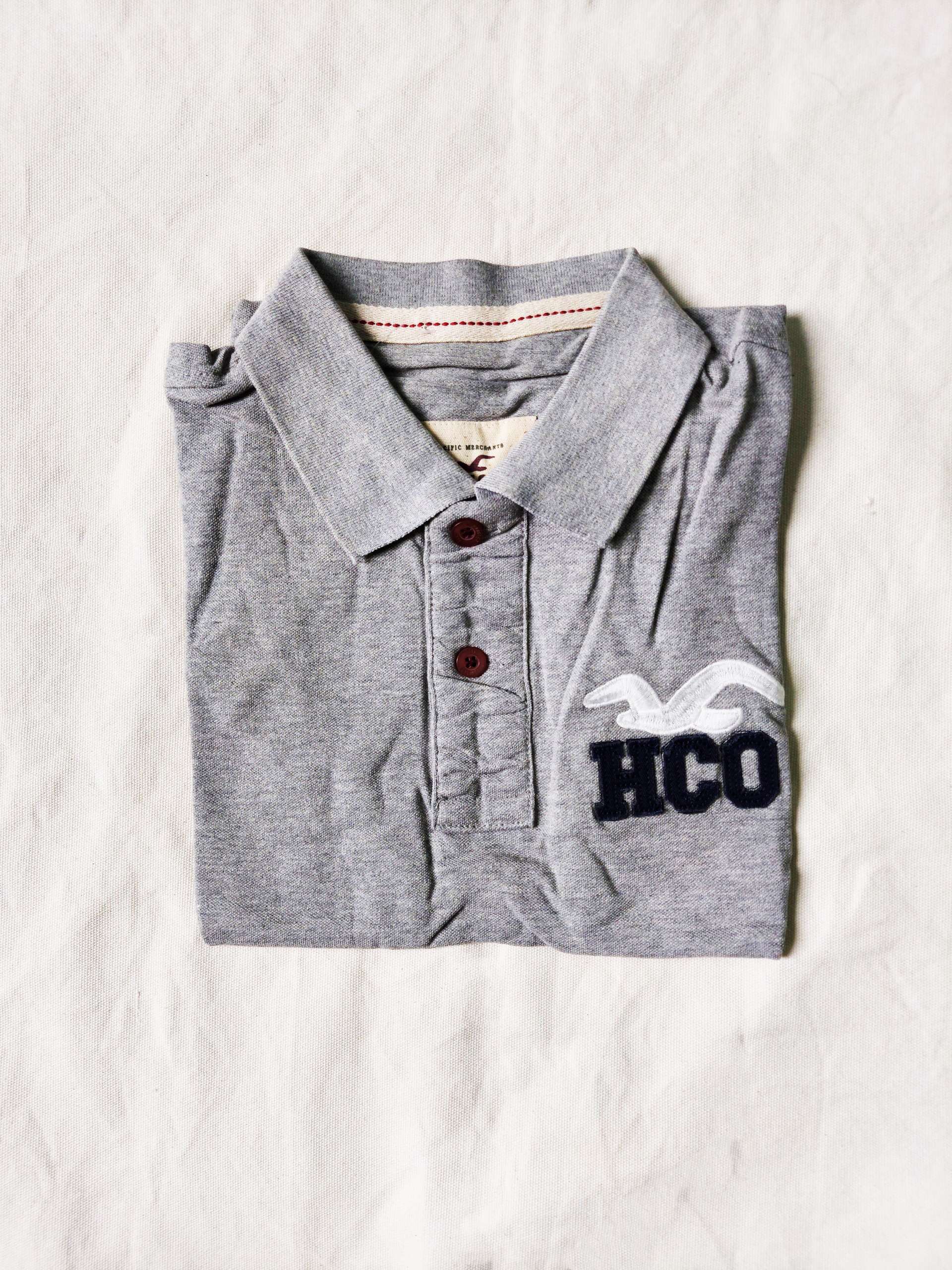 Áo thun Hollister Gray hco new