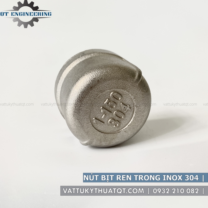 Nắp Bịt Ren Trong Inox 304 | DN8-DN32 (Phi 13mm-42mm) | VATTUKYTHUATQT.COM