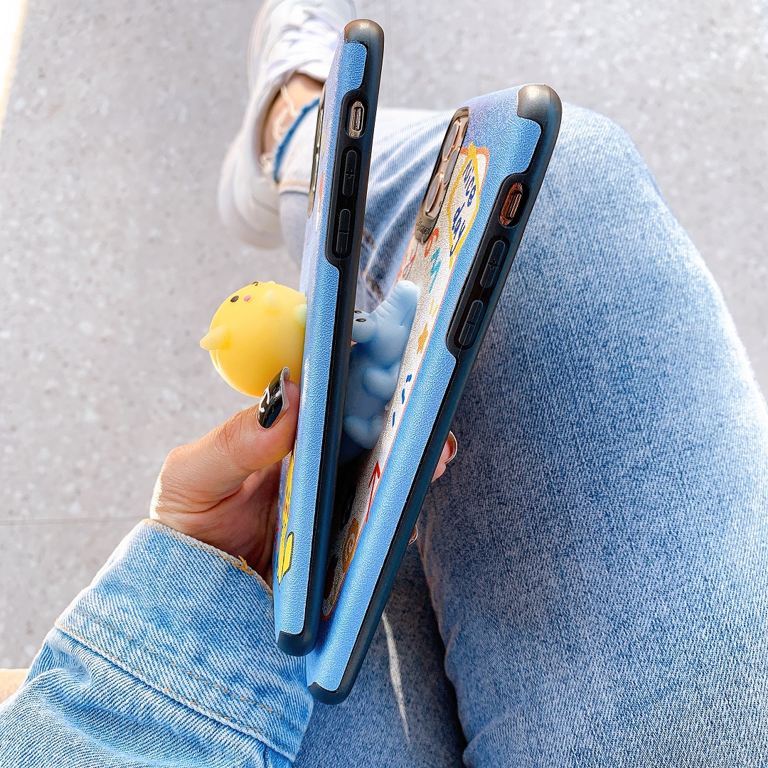 Ốp Lưng Da IMD Hình Nổi Pokemon
