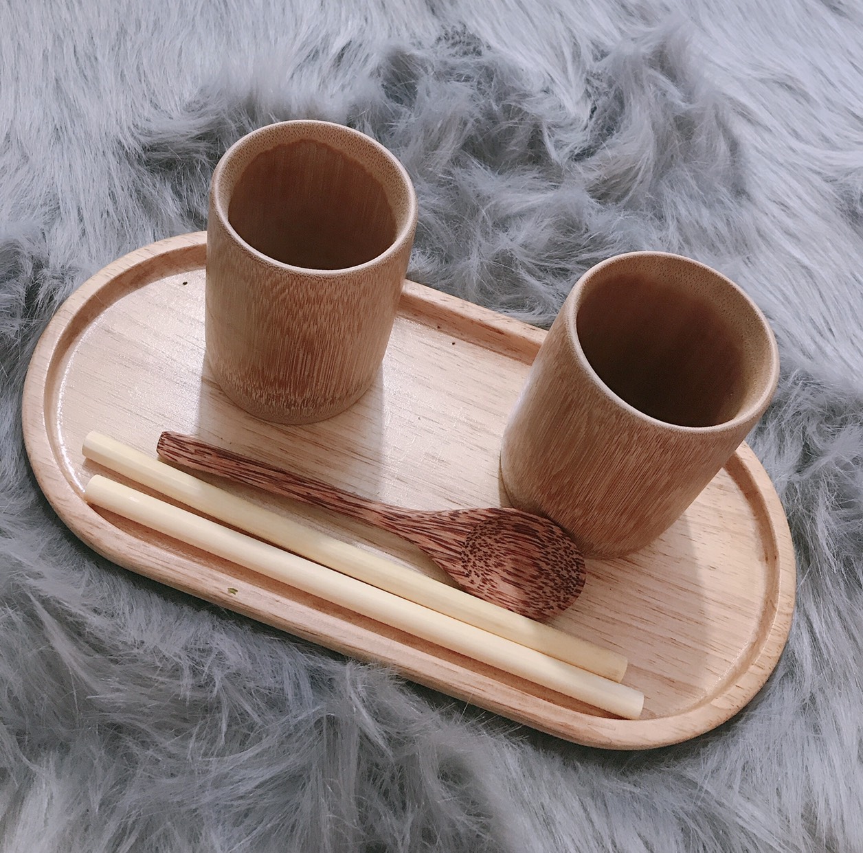 Ly tre (cốc tre) cao 120mm