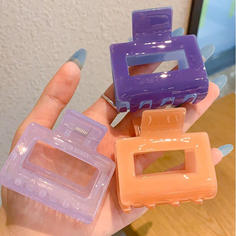 Korean women's acetate square hairpin
