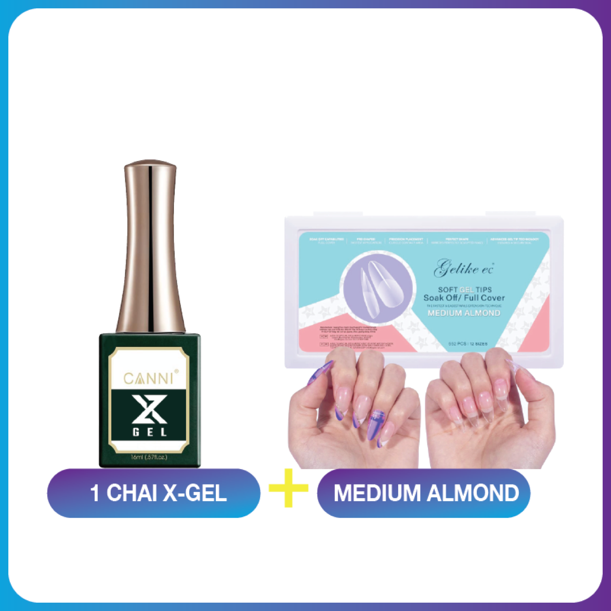 Combo CANNI XGEL (1 chai + 1 hộp)