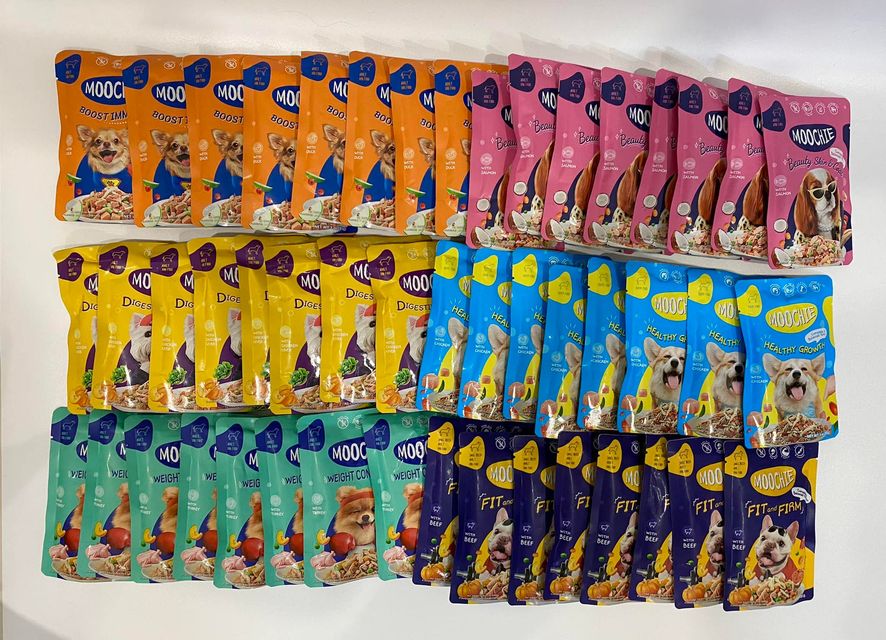 Pate Moochie dạng gói dành cho chó mọi lứa tuổi - 85gr (6 vị)