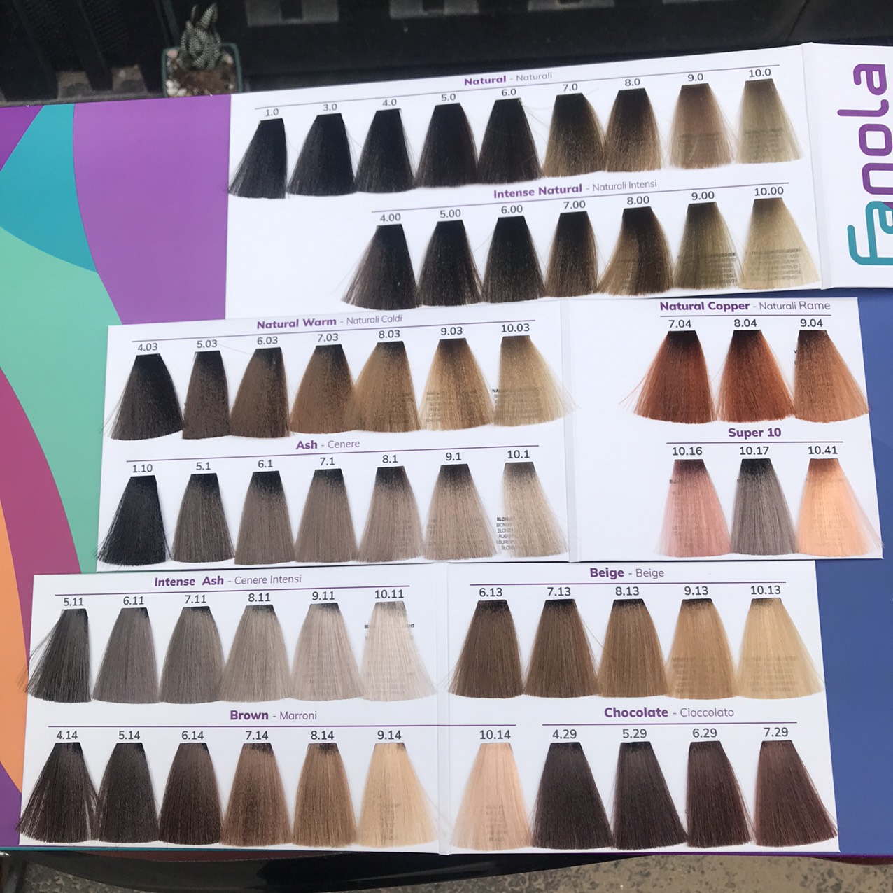 Thuốc nhuộm tóc cao cấp FANOLA COLOR PROFESSIONAL 100ml ( Italia )