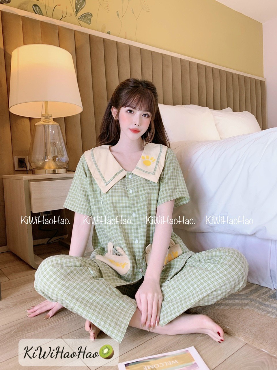 Bộ đồ bầu kết hợp sau sinh có khóa mở ty cho bé bú tiện lợi