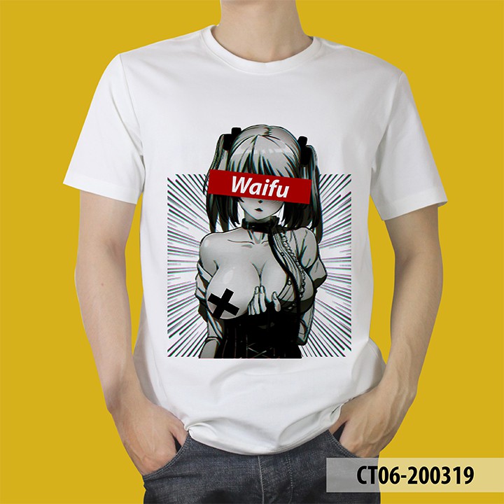 ÁO THUN HENTAI WAIFU NGỰC TO ANIME ECCHI