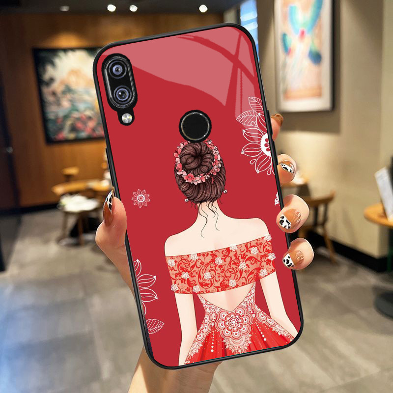Ốp Lưng XIAOMI NOTE 7 , NOTE 7 PRO, REDMI 7 mặt kính cường lực cao cấp, ốp đôi