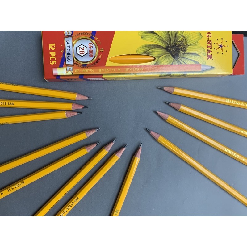 Bút Chì Gỗ 2B G Star 1 Cây