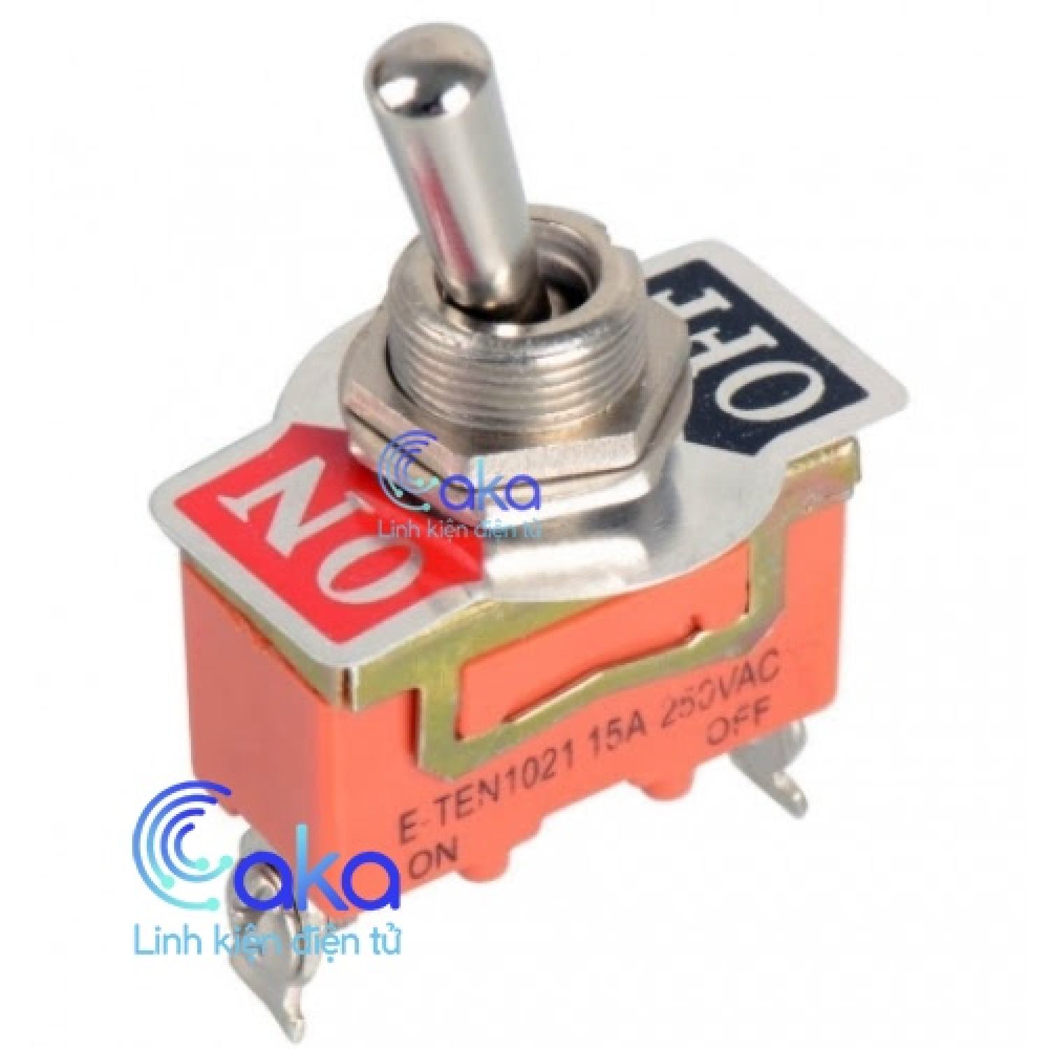 Công tắc gạt 2 chân e-ten1021 15a 250v
