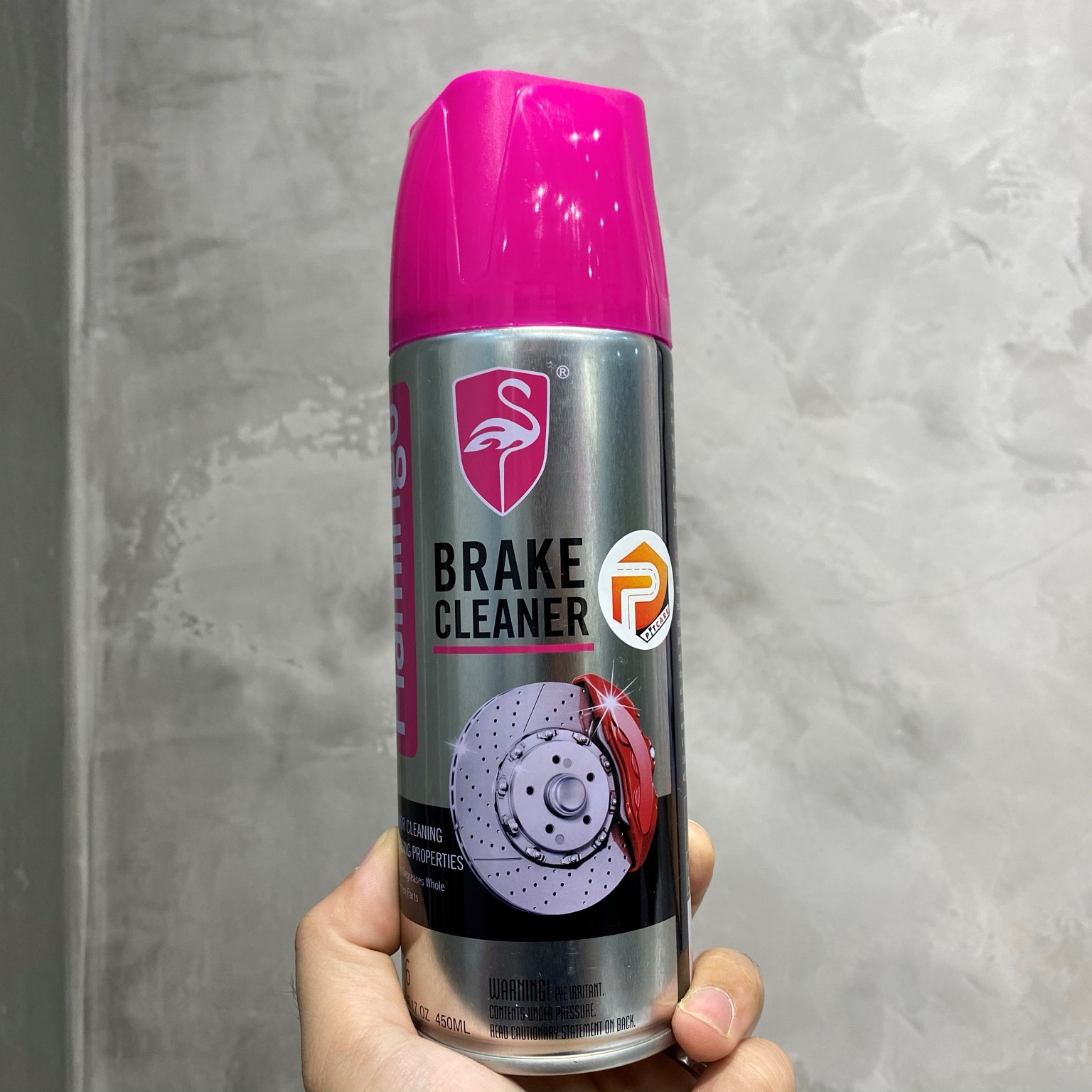 Vệ sinh cụm phanh flamingo brake cleaner f016 450ml rửa phanh hiệu quả