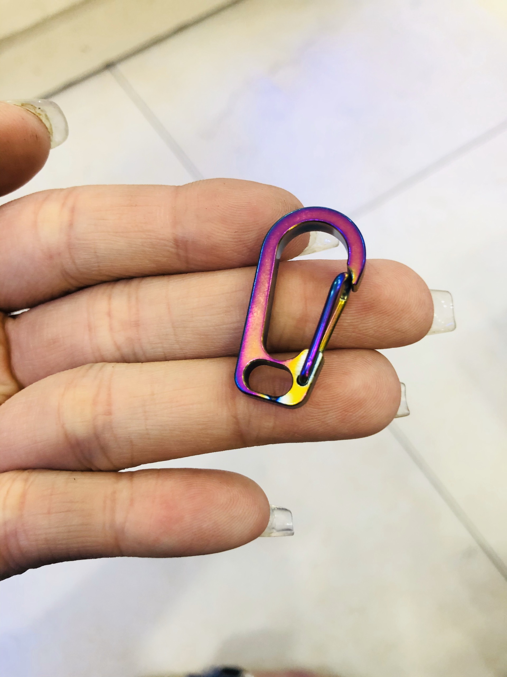 Carabiner EDC Titanium 30mm