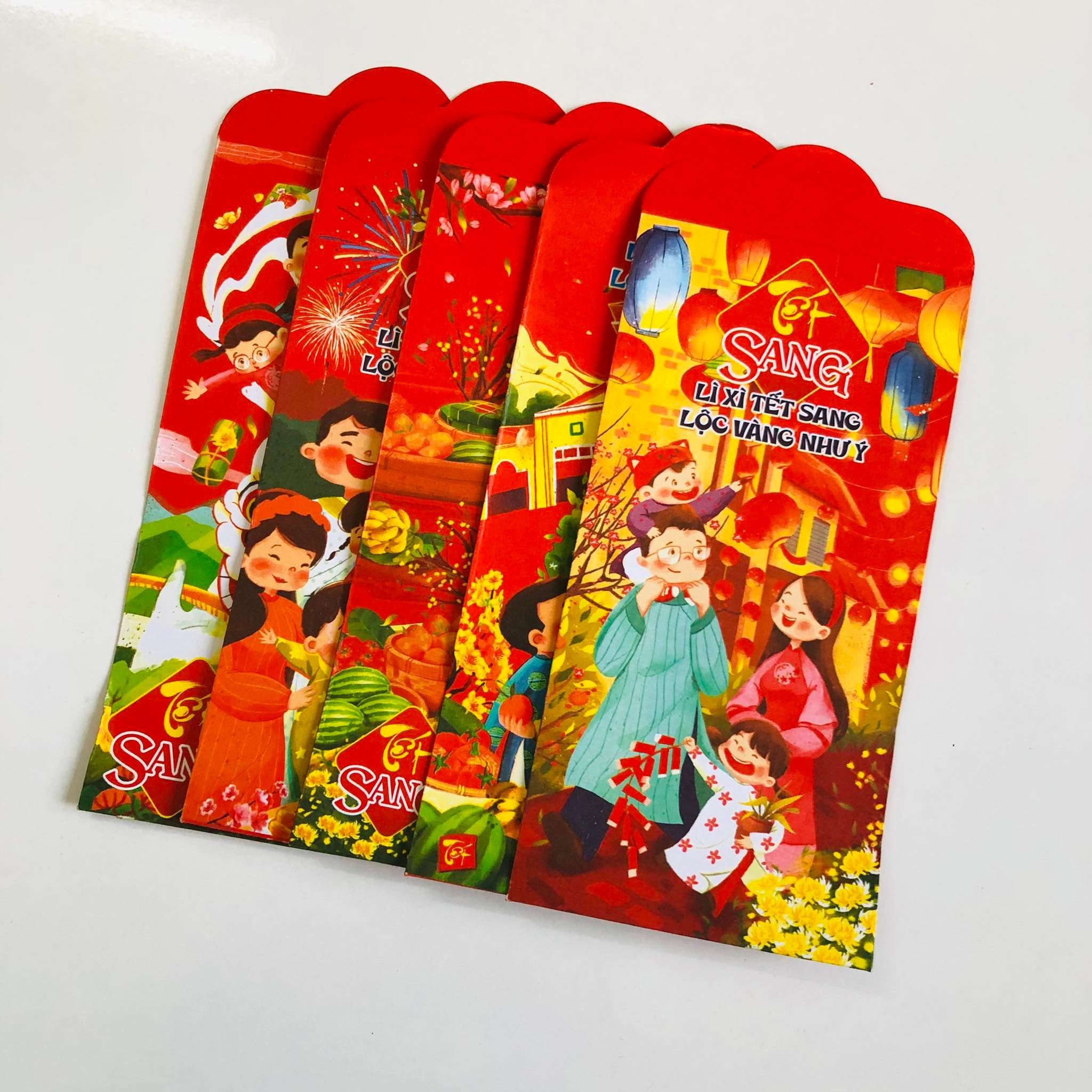 Combo bao lì xì tết nguyên đán quý mão 2023 mẫu mã đẹp - lz fashion - ca049